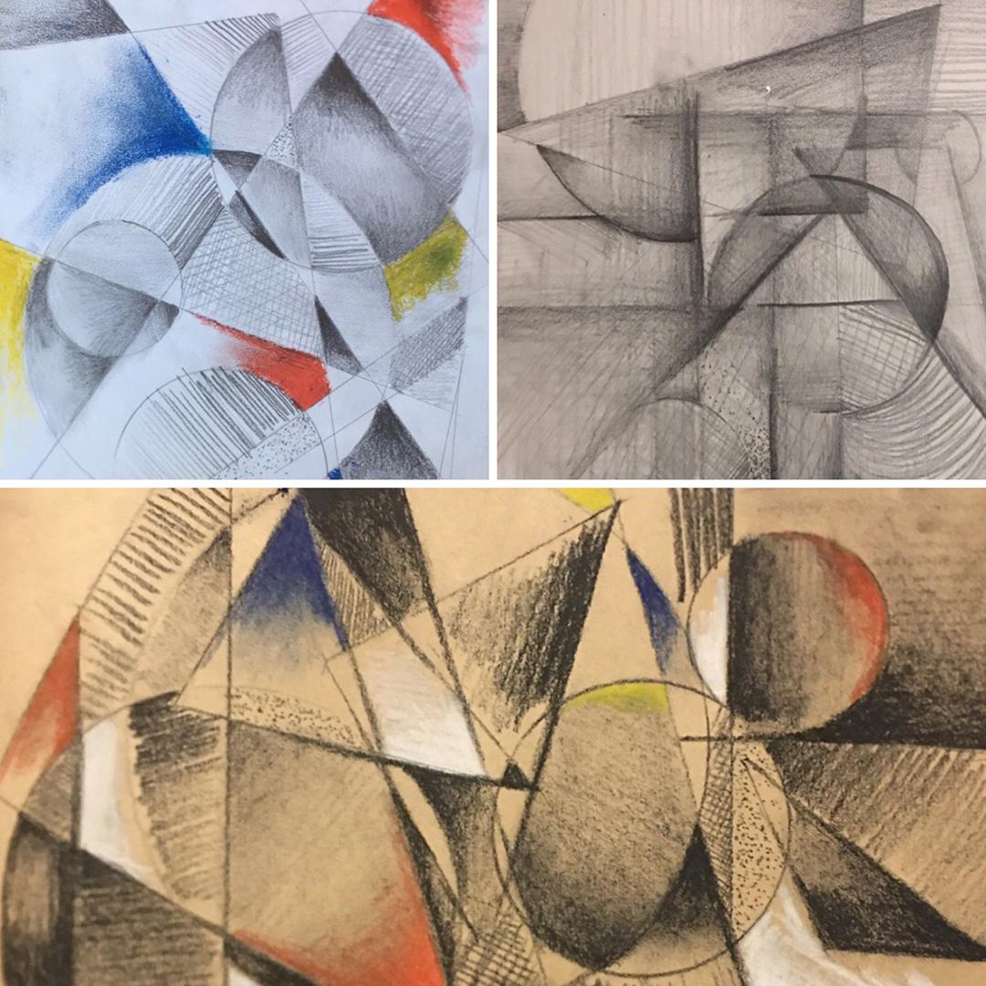 Shaded Cubism – Geometric shapeswith artist Casey Temby (Ages 8-12) – The  Art Space Collective