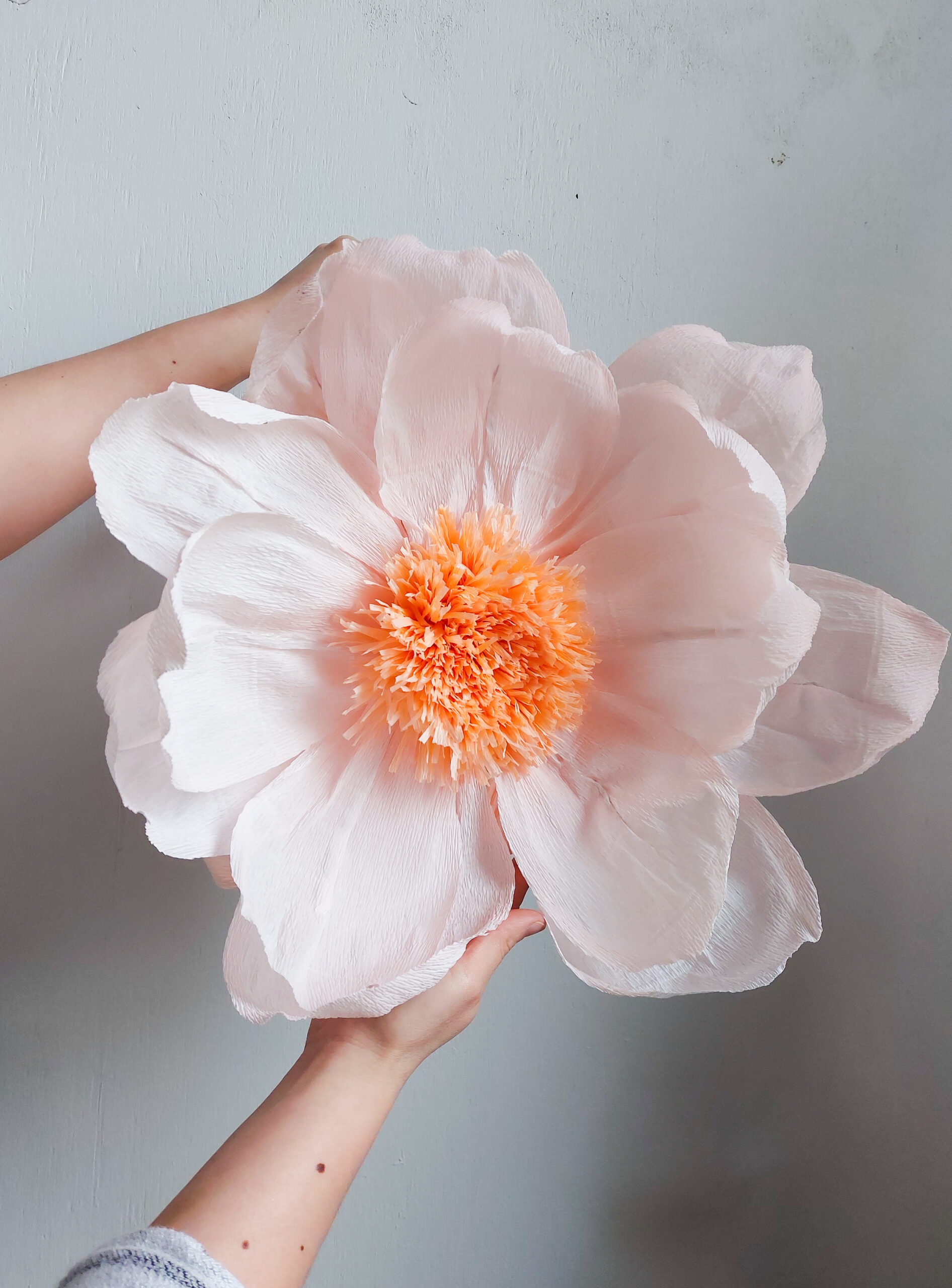 Large Crepe Paper Wall Flower